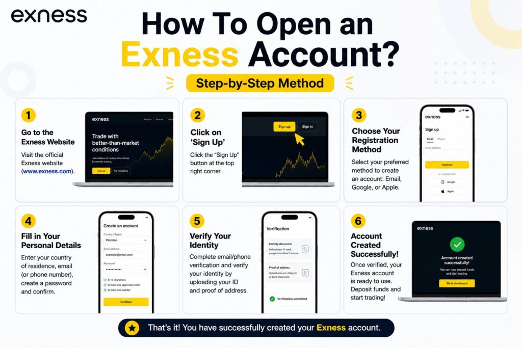 How To Open an Exness Account