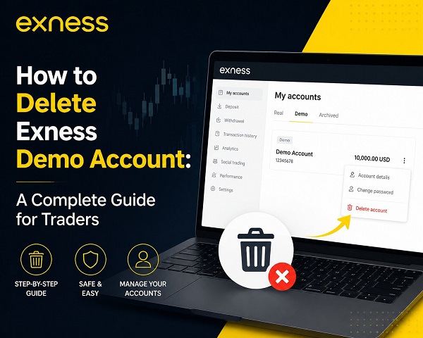 How to Delete Exness Demo Account