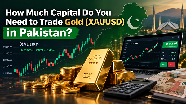 How Much Capital Do You Need to Trade Gold (XAUUSD) in Pakistan